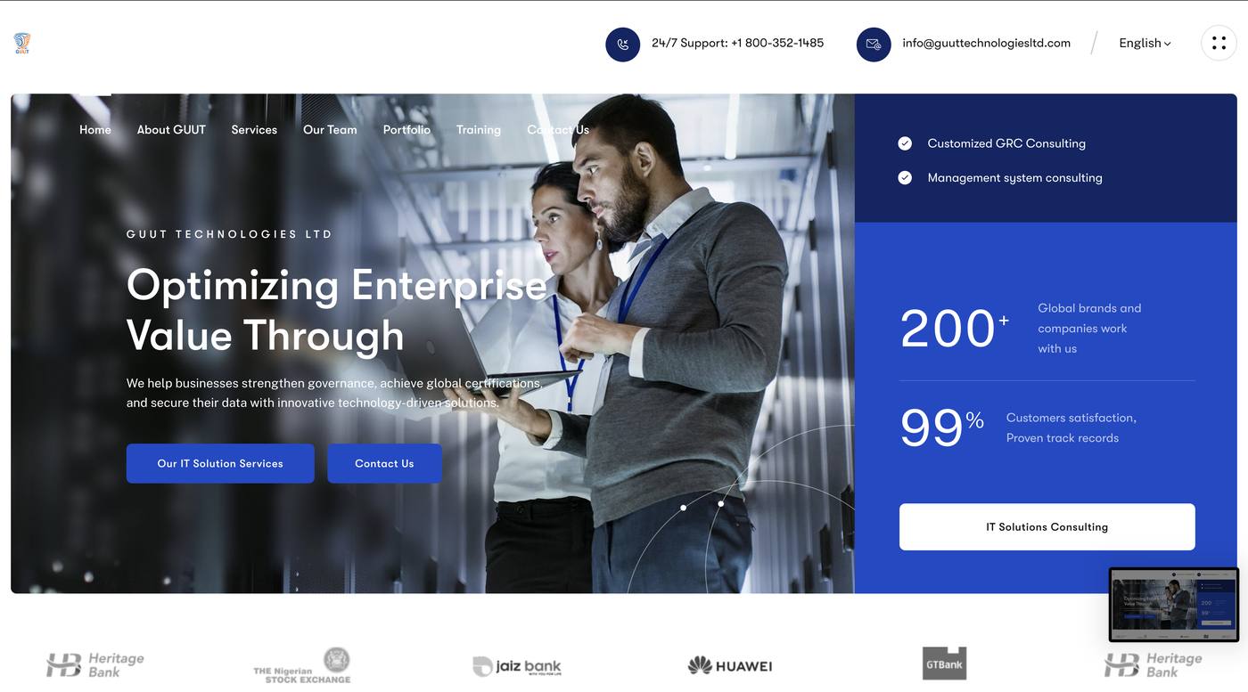 GUUT Technologies: The GUUT Technologies homepage