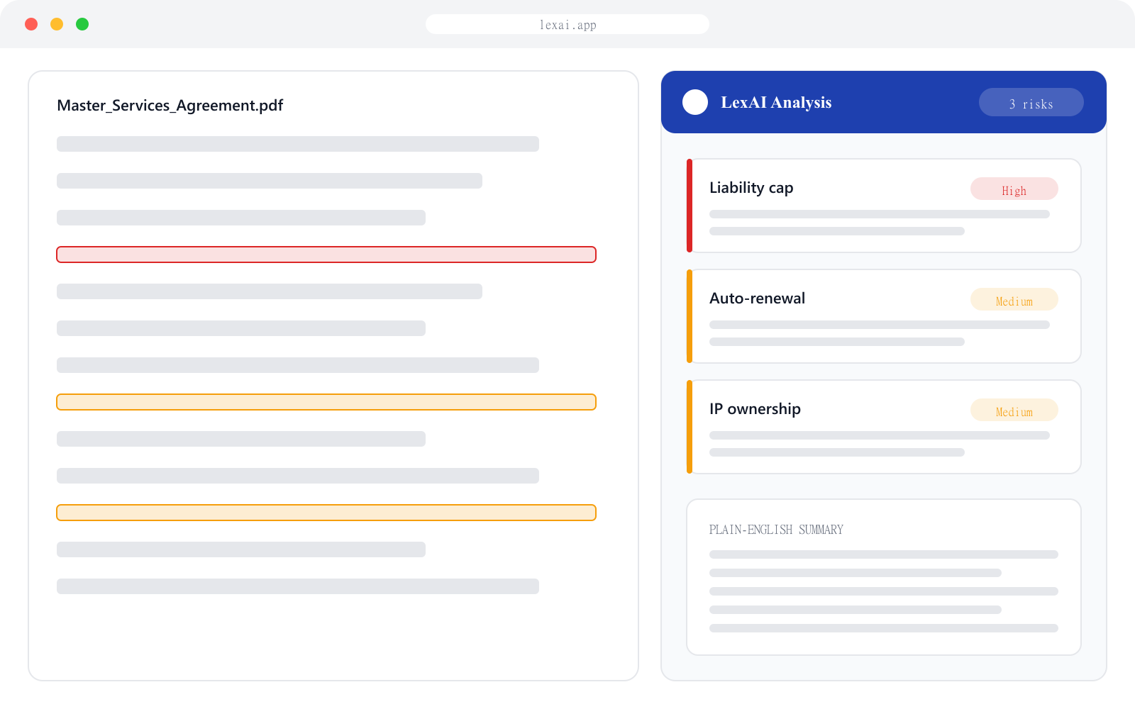 LexAI — Legal AI project