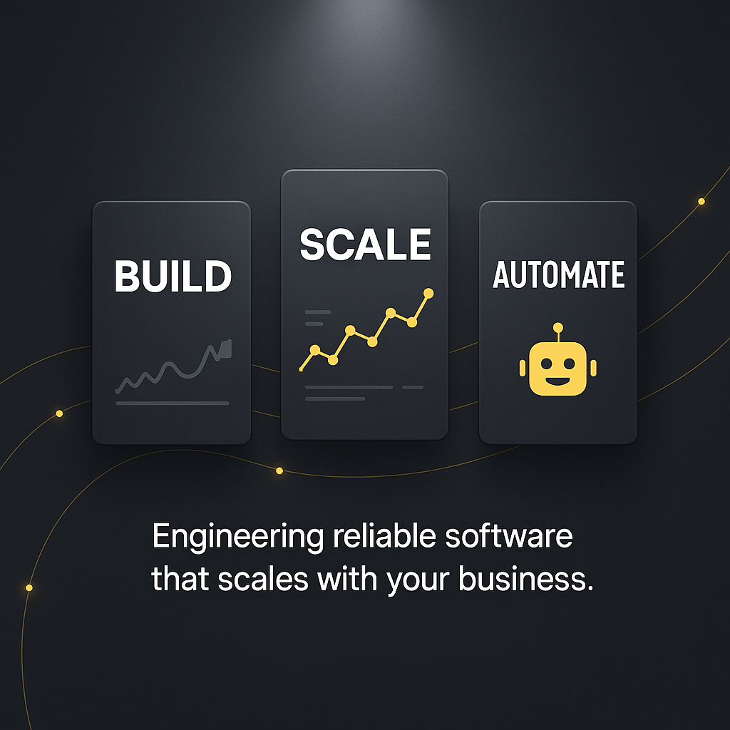 Build, Scale, Automate